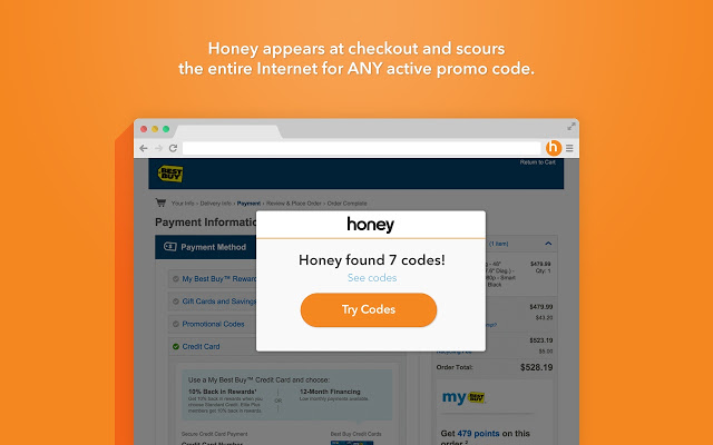 Share a coupon - Honey